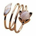 thumbnail image 1 of Women Opening Ring Copper Animal Rings Adjustable Ring Adjustable Hand Girlfriend Plating Jewelry for Dating Party Present Jewelries, 1 of 1