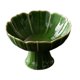 thumbnail image 5 of Frutero de cerámica con base decorativa para encimera de cocina, bandeja de frutas con forma de loto. Verde, 5 of 9