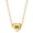 Gold Aquarius, variant on Women's Heart 12 Constellation Pendant Necklace Stainless Steel Birth Star Sign Pendant Chain Jewelry Gold Scorpio