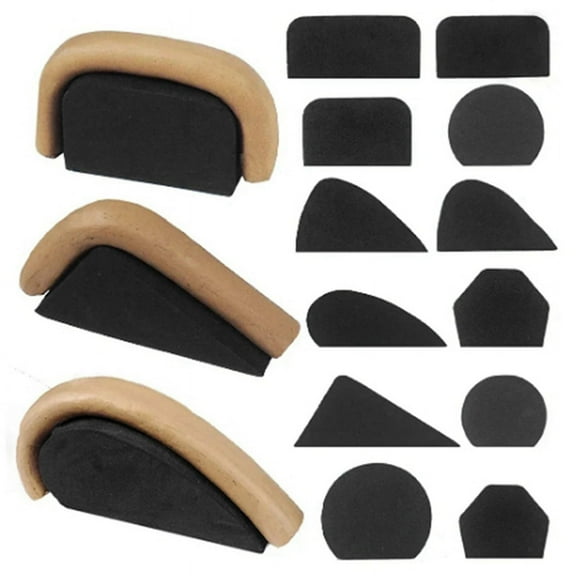 Pottery Mug Handle Molds Set of 12 DIY Cups Making Mold Tool for Clay Ceramic Cutters Coffee