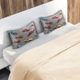 thumbnail image 6 of Satin Pillowcase Home Luxury Envelope Pillowcases Soft And Smooth Cars Race Track, 6 of 6