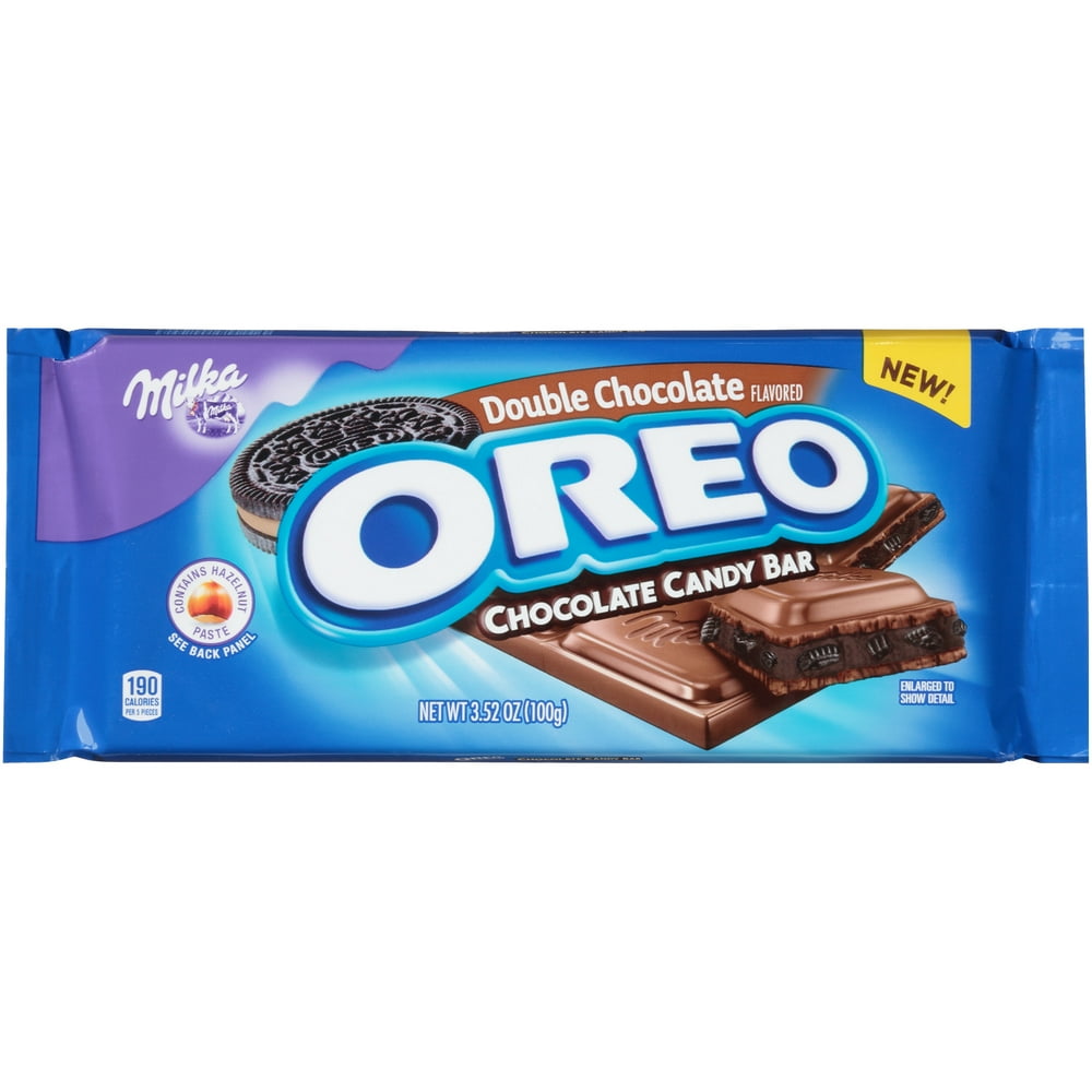 Oreo Double Chocolate Candy Bar, 3.5oz bar
