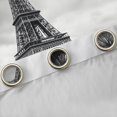 thumbnail image 4 of Homewish Teens Female Eiffel Tower Curtains Pack of 2 (42x84 Each),Romantic Lover Couple Curtains Blackout,Happy Valentine's Day Bedroom Curtains,Ultra Soft Home Decor, 4 of 6
