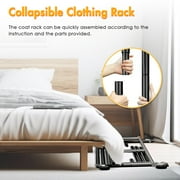Also Go Heavy Duty Clothes Rack, 410 LBS Clothing Rack with Wheels Rolling, Clothes Racks for Hanging Clothes Adjustable, Portable Garment Rack Heavy Duty, Black