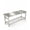 60*30in, variant on 72" x 24"Stainless Steel Prep Table with Undershelf, 700 LBS NSF Foldable Work Table, Height‑Adjustable Workstation for Home Kitchen Restaurant Garage