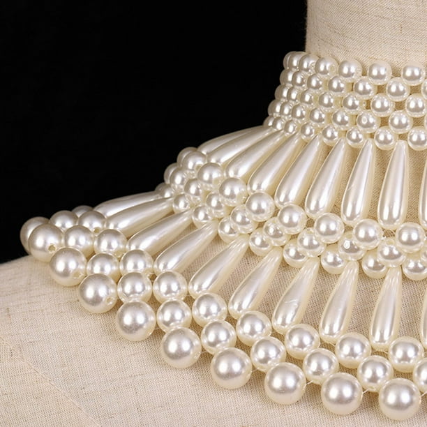 Pearls on sale choker beads