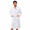 White, variant on Men's Terry Bathrobe, Soft Lightweight Towel Robe, White, L