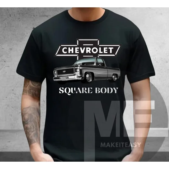 Square Body C10 Chevy Silverado T-Shirt Unisex Tee Fan Gift