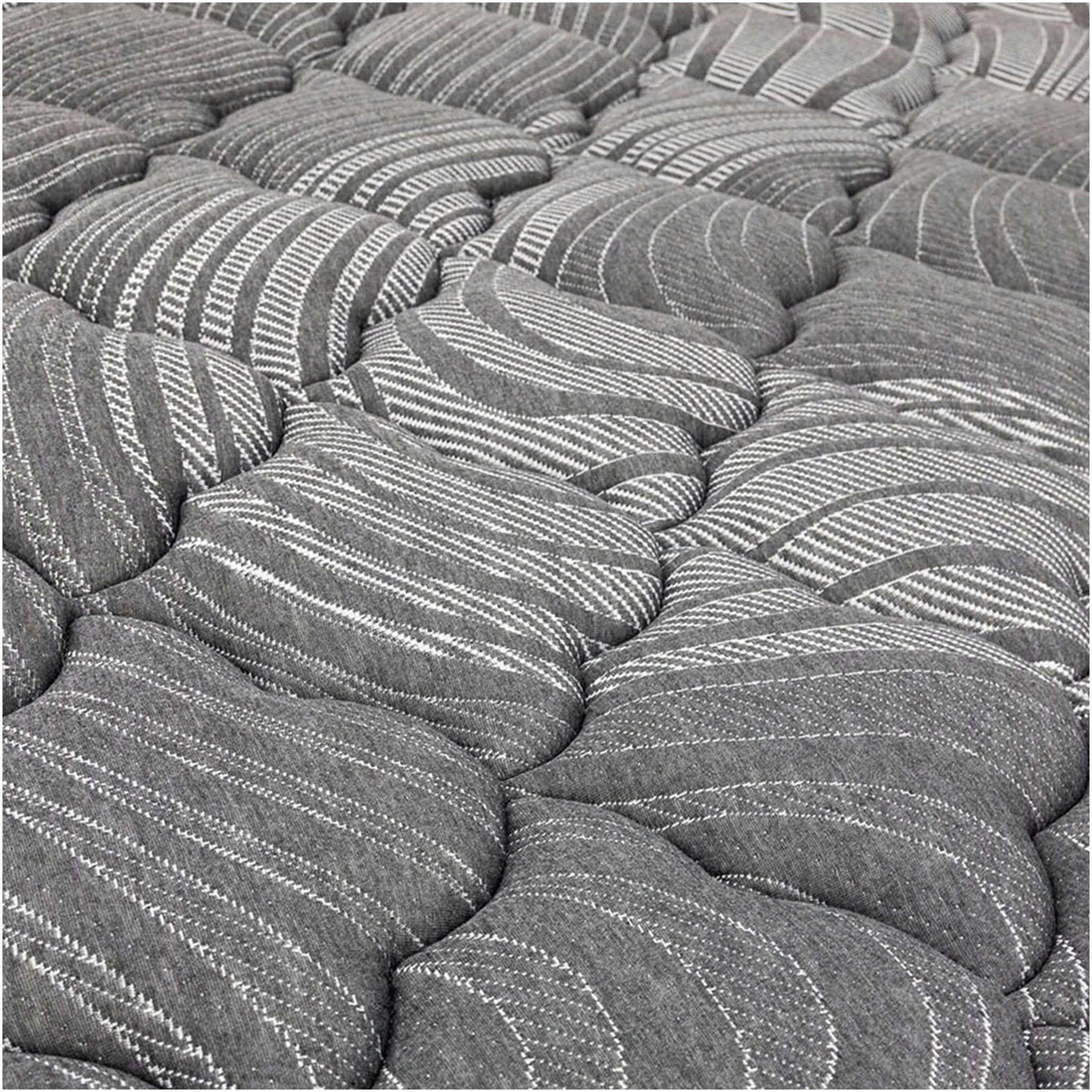 JERFIT 14 Inch King Size Hybrid Mattress, Gray Memory Foam and Pocket Springs for Pressure Relief Support, Medium Firm Feel, Rolled Compressed in Box