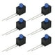 thumbnail image 3 of 100Pcs LED Holder 3mm Lampshade 90 Degree Bend with Light Industrial Control ComponentsBlue Light, 3 of 5