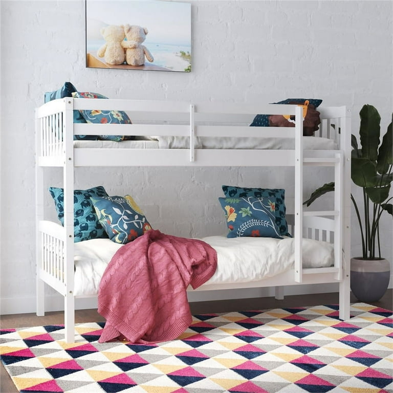 Belmont Twin over Twin Bunk Bed in White