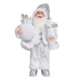 thumbnail image 1 of Bewildely El regalo impresionante de la estatuilla de Papá Noel adorna la tabla de la Navidad con la estatuilla plástica de Papá Noel de la Kits de decoración para fiestas j, 1 of 6