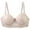 Beige, variant on Full Bust Underwire Bra For Plus Size Support Comfortable Lift Everyday Wear T Shirt Bra With Side Wide Bands,Bras for Women Black 80B