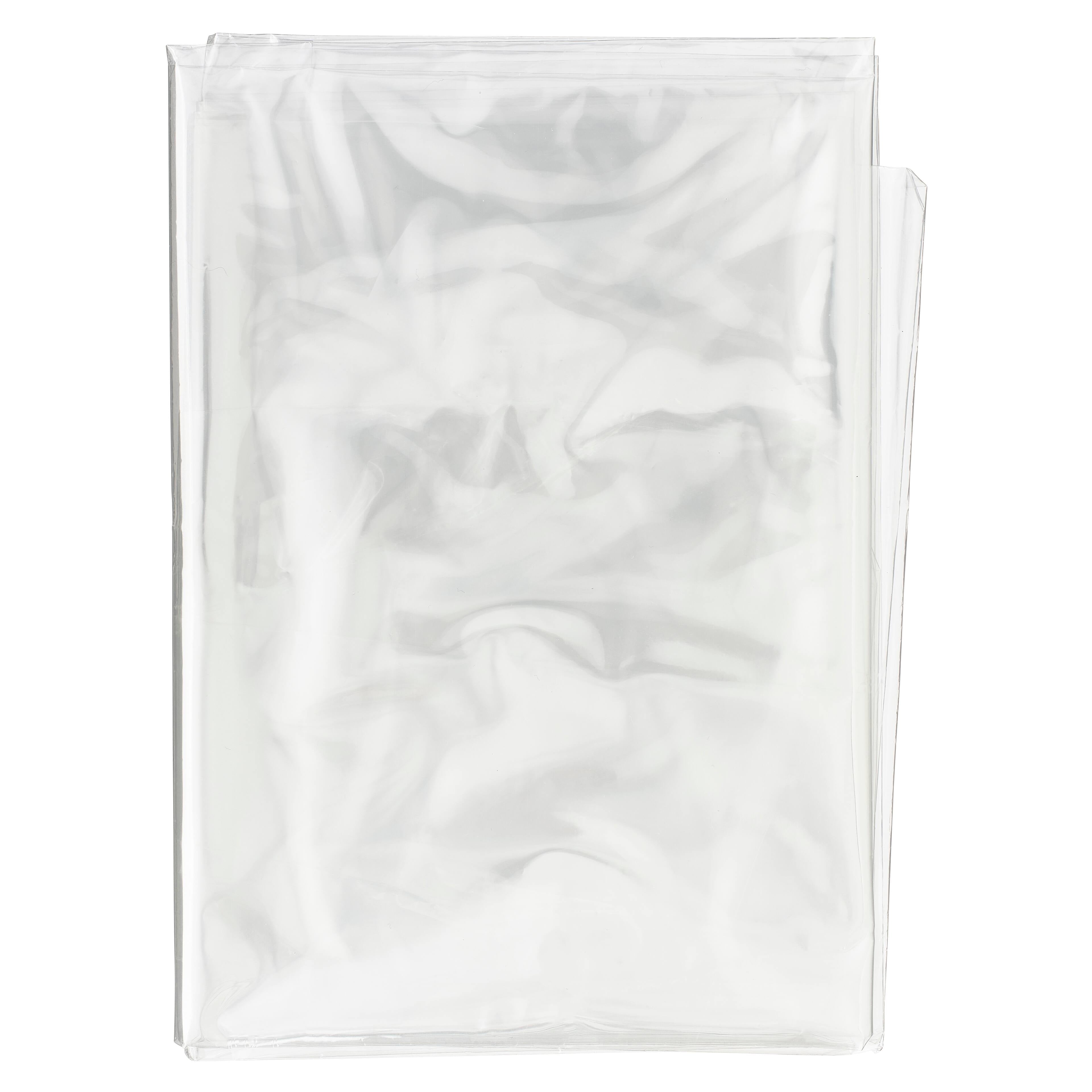 50 Pieces Shrink Wrap Bag Shoe Wrap Clear Heat Seal Shrink Plastic Wrap Bags for Shoes Books Gifts Packaging