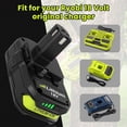 thumbnail image 4 of Cargador de batería Doscott 18 V, 3600 mAh, iones de litio, paquete de 2 unidades P117, 4 of 7