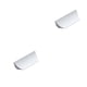 thumbnail image 1 of Bewildely Barrera de ducha de tira de base de goma flexible para garaje Fuerte e impermeable Blanco 150 cm 2Conjunto, 1 of 1