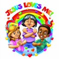 thumbnail image 2 of Assorted Publishers Carson Dellosa 2-Sided Decorations "Jesus Loves Me" (CD-288005), 2 of 2