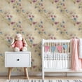 thumbnail image 3 of Peel and Stick Wallpaper Delicate Hand Painted Wildflower Watercolor Wall Art Wall Paper 23.6in x 9.8ft Self Adhesive Removable Boho Floral Contact Paper for Nursery Bedroom Cabinets, 3 of 8