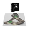 thumbnail image 5 of Ambesonne Sloth Jigsaw Puzzle, Sluggish Idle Character, Heirloom-Quality Fun Activity for Family Durable Cardboard, 1000 pcs, Umber Ivory Green, 5 of 5