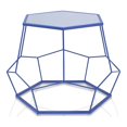 thumbnail image 3 of Furniture of America Boris Metal 2-Piece Nesting Accent Table Set in Blue, 3 of 5