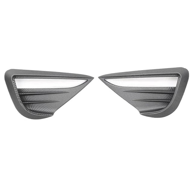 Car Front Bumper Fog Light Decorative Frame Cover For Tesla Model Y 2021-2024