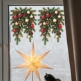 thumbnail image 7 of Miwamany Christmas Window Sticker, Simulation Hanging Branch Light Ball Decal, Static Cling Glass Window Decoration for Home, Christmas Decorations Indoor, 7 of 7