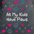 thumbnail image 3 of CafePress - All My Kids/Children Have Paws Women's Dark Tshirt - Women's Traditional Fit Dark T-Shirt, 3 of 4