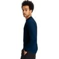 thumbnail image 3 of Hanes Sport Cool DRI Men's Performance Long Sleeve T-Shirt, Value 2-Pack Navy 2XL, 3 of 5