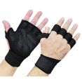 thumbnail image 1 of Guantes de entrenamiento deportivos ventilados con muñequeras integradas y acolchado de silicona en toda la palma Agarre extra, para levantamiento de pesas, dominadas, entrenamiento cruzado XianweiShao 9024715141644, 1 of 5