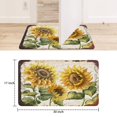 thumbnail image 6 of Grey Sunflower Flowers (3) Welcome Doormat for Indoor/Outdoor Entrance Grey Sunflower Flowers (3) Decoration Door Mat Kitchen Door Mat Bedroom Doormat 17x30 Inch, 6 of 6