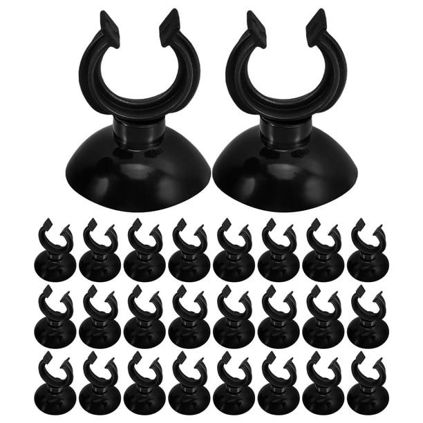28 pinzas de ventosa para calentador de acuario, soportes de fijación para varillas calefactoras de pecera, abrazaderas para suministros de acuario y terrario.