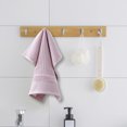 thumbnail image 6 of Lksixu Cotton Hand Towel, 14"x14" Ultra Soft and Highly Absorbent Turkish Bath Towel, 450 GSM Square Stripe Jacquard Thicken Quick Drying Plush Face Towels for Bathroom Gym Shower Hotel and Spa, 6 of 8