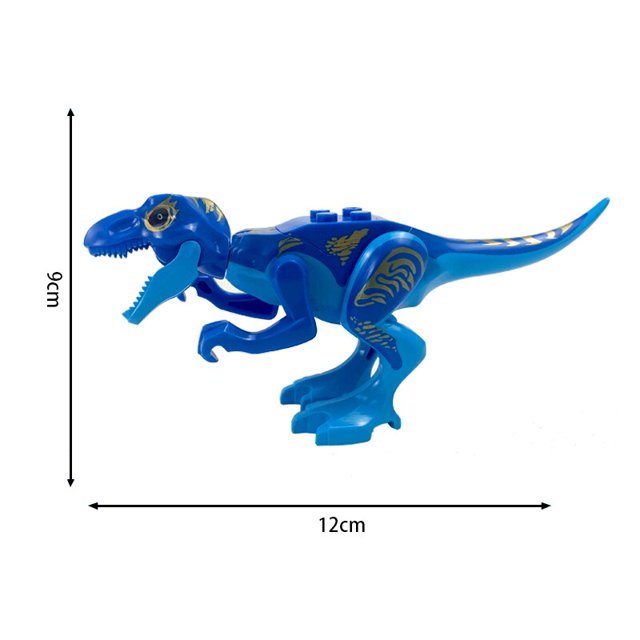 Jurassic Dinosaur Park Indominus Rex DIY bloques dinosaurios Tyrannosaurus Rex pequeños modelos bloques de construcción chico juguetes animales conjunto regalo Tan Jianjun unisex