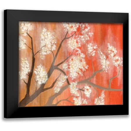 Lam, Vanna 14x12 Black Modern Framed Museum Art Print Titled - Mandarin Mist I