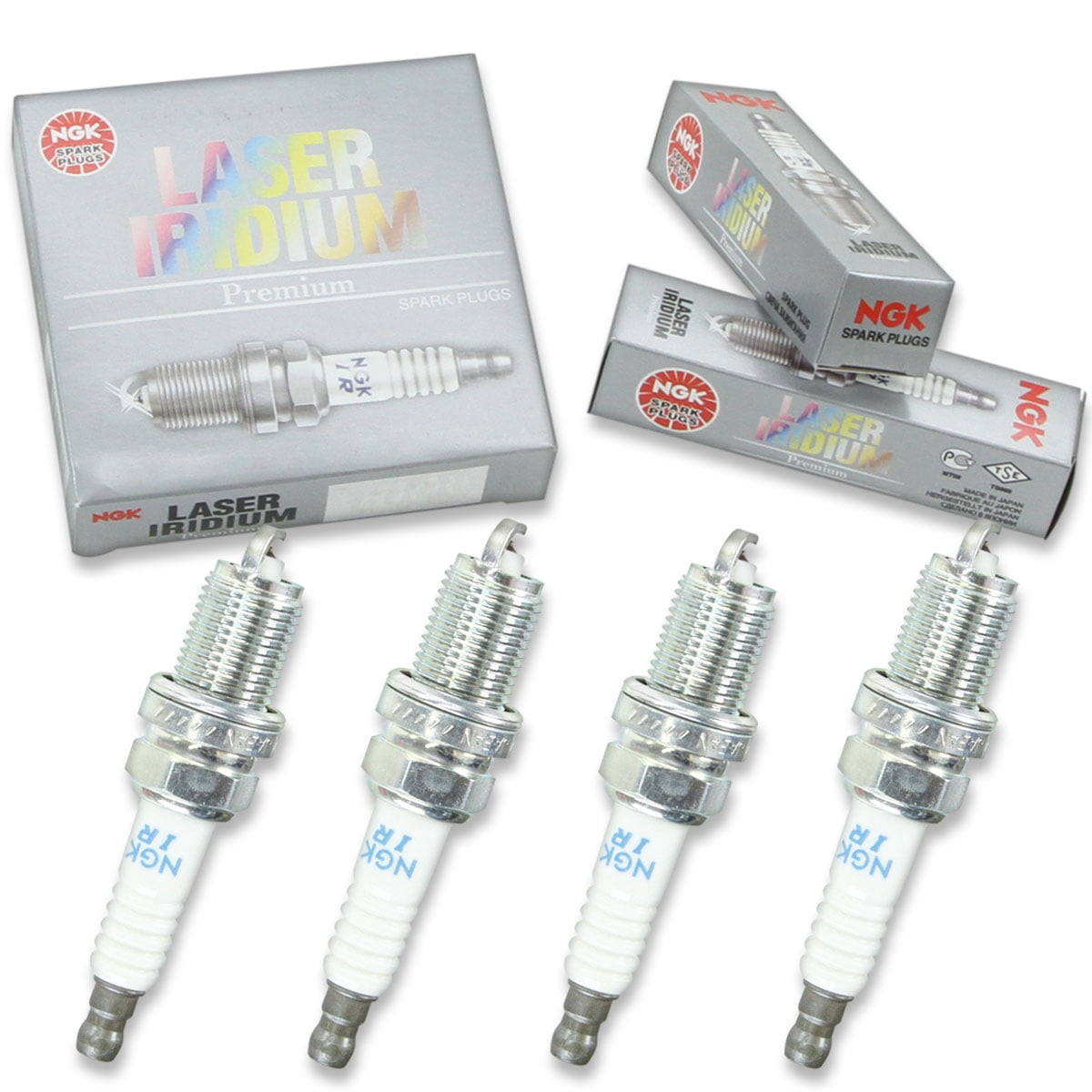4 pc NGK 4996 Laser Iridium Spark Plugs for 3324 3353 4503 4701 94859448 IK16TT PK16TT SK16R-P11 SK16R11 Ignition Wire Secondary Fits select: 2000-2008 TOYOTA COROLLA, 2001-2009 TOYOTA PRIUS