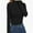 Black, variant on Women's Turtleneck Long Sleeve Shirts Casual Basic T Shirts Lightweight Base Layer Solid Slim Fit Tops