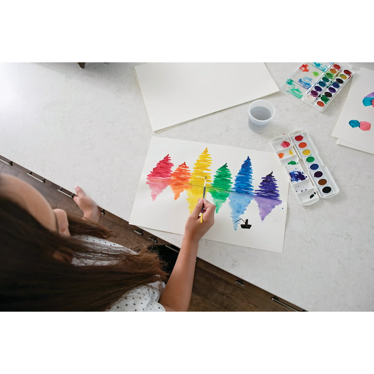 Colorations Washable Watercolor Paint Classroom Value Pack - 28 Sets, BONUS  13 Refills 