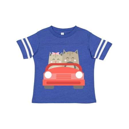 

Inktastic Cats in a Car Gift Toddler Boy or Toddler Girl T-Shirt