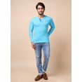 thumbnail image 6 of BERRYBLUES Solid Men V Neck Yellow T-Shirt, 6 of 6