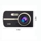 thumbnail image 3 of Teissuly 4-inch Front And Rear Dual Lens Dash Cam 1080p High-definition Car Recorder 170 ° Large Wide-angle Motion Detection Reverse Image G Sensor Parking Monitoring Teissuly WER202312132016, 3 of 9