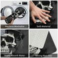 thumbnail image 3 of Pofeuu Magician Hat Skull Print Flannel Doormats Rug16"x24"Rug Washable Doormats Indoor Outdoor Rugs for Layered Front Door Mats, Porch, Kitchen, Entryway, 3 of 7