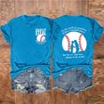 thumbnail image 2 of Game Day Baseball T-Shirt for Women Cute Mom Softball Tee Tops Funny Gameday Baseballs Casual Short Sleeve Sports Shirts, 2 of 3