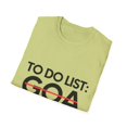 thumbnail image 4 of Inspiring Vacations To Do List Goa Travel Tourism Beach Funny Goa Sarcasm Novelty Traveling Men Women Unisex Softstyle T-Shirt, 4 of 4