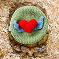 thumbnail image 2 of Knit Turtle Clothes For Pets - Warm & Cute Design With Heart Decor, Suitable For Water Turtles, Leopard Tortoises, Red-Eared Sliders, Wood Turtles - Shell Decoration For Small, 2 of 3