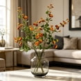 thumbnail image 1 of Tallos de flores artificiales para decoración de bodas en el hogar | Rama de flores artificiales con follaje verde | Plantas artificiales de plástico para arreglos en jarrones, 1 of 6