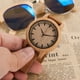 thumbnail image 2 of Relojes De Mujer Y Hombre, Reloj Analógico De Cuarzo De Madera De Bambú Natural Abanopi 01#, 2 of 7