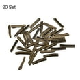 thumbnail image 3 of 20 Sets Double Open Zipper Repair Latch Kits, #8 Insert Pins for Jacket Coat, Bronze Tone, 3 of 5