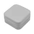 thumbnail image 2 of Caja de joyería, caja de almacenamiento de joyería, minicaja de almacenamiento de joyería, organizador de joyería, exhibición para dijes, collares, Gris, 2 of 8