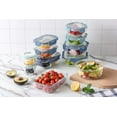 thumbnail image 2 of Set de recipientes para comida COOK WITH COLOR Premium, 32 unidades Vidrio borosilicato, 2 of 7