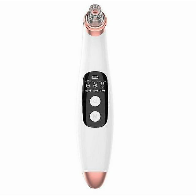 Professional Blackhead Vacuum Cleaner, Blackhead Extractor, USB Rechargeable Vacuum Skin Device with LED Display, 3 Modes(Rose gold)